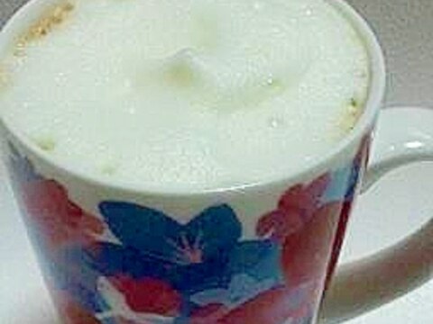 自宅でカフェ気分♪♪豆乳で作るハニーカプチーノ